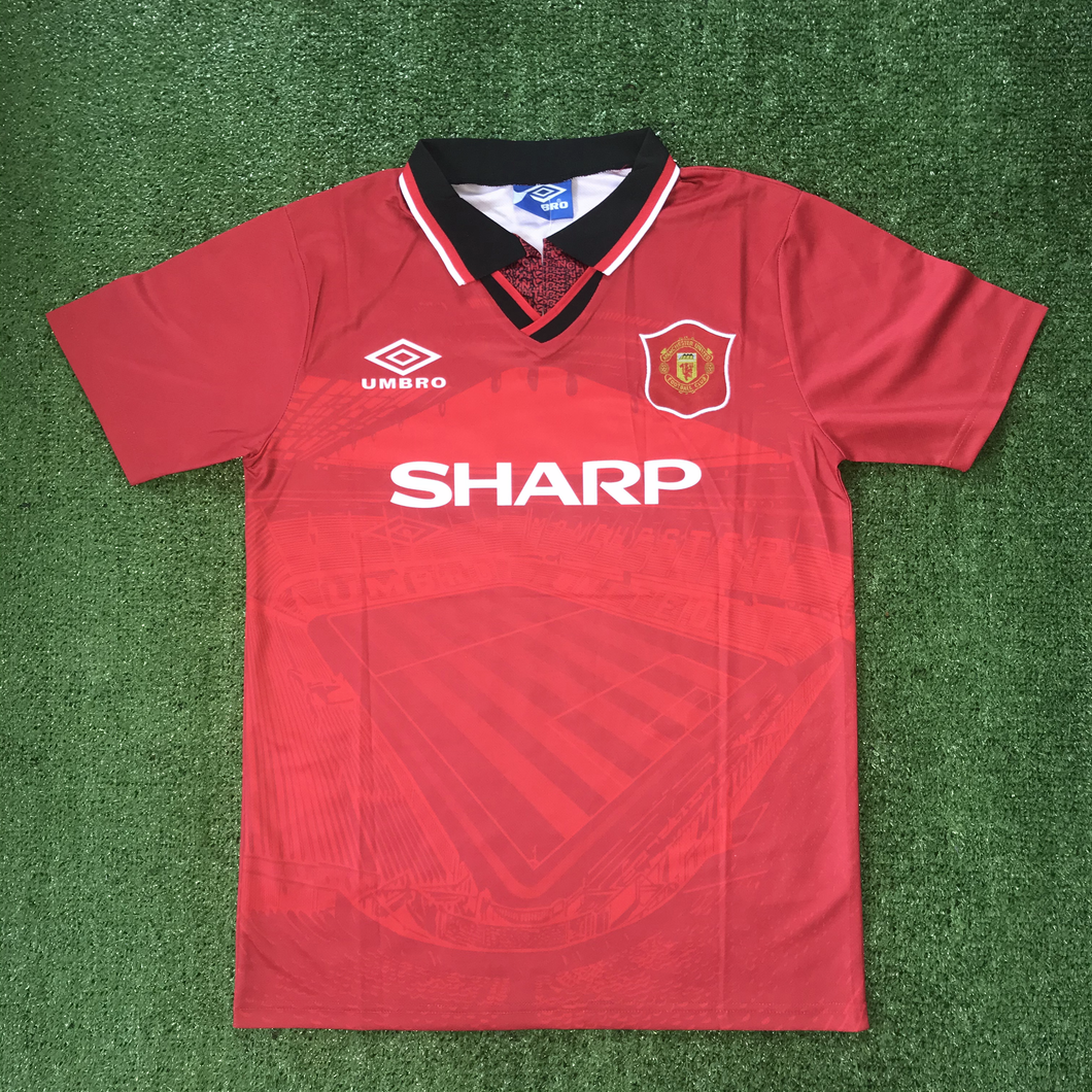 94-96 Umbro MANCHESTER UNITED Sharp Shirt, Vintage Football Jersey
