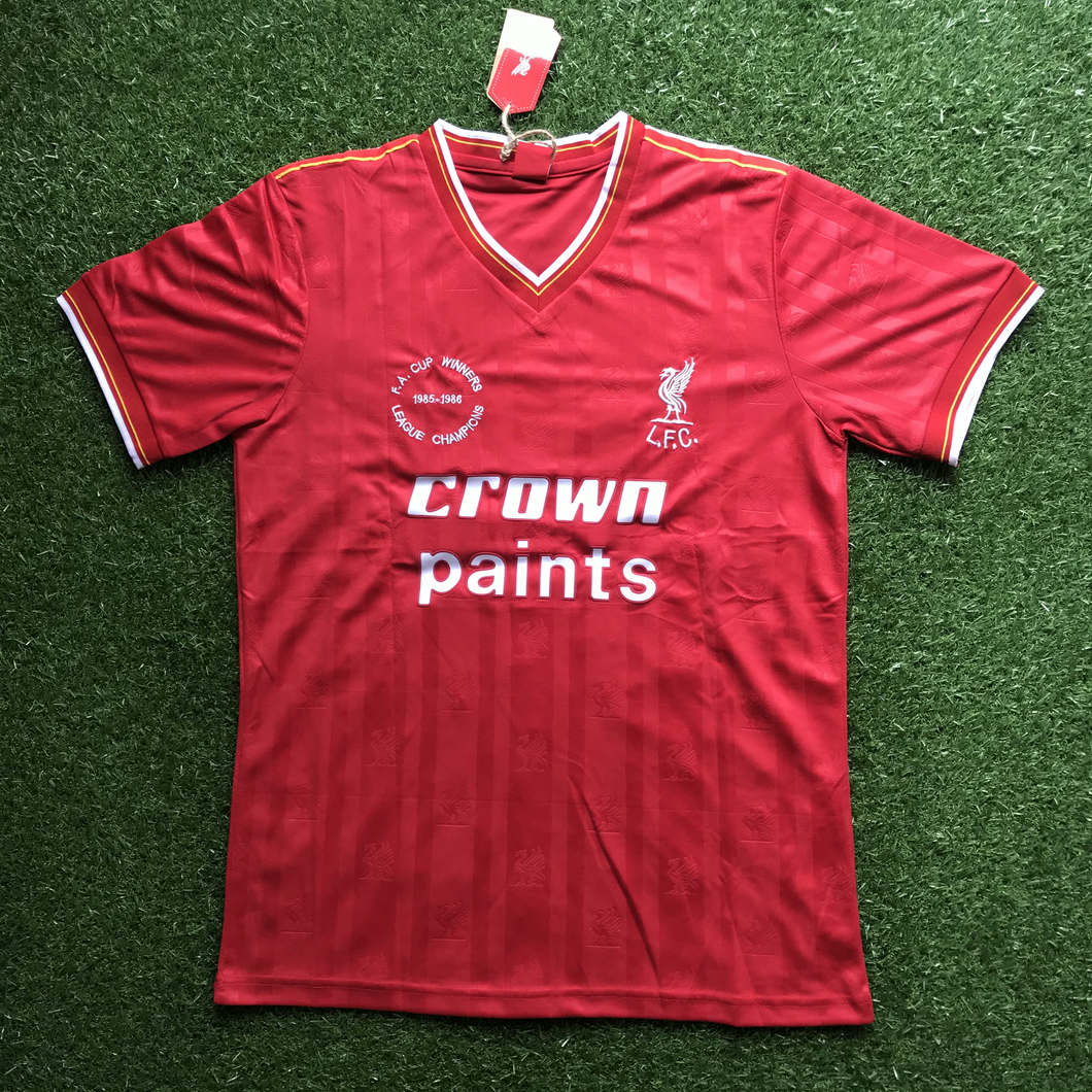 Retro Liverpool F.A Cup & League Winners 1985/1986 Home