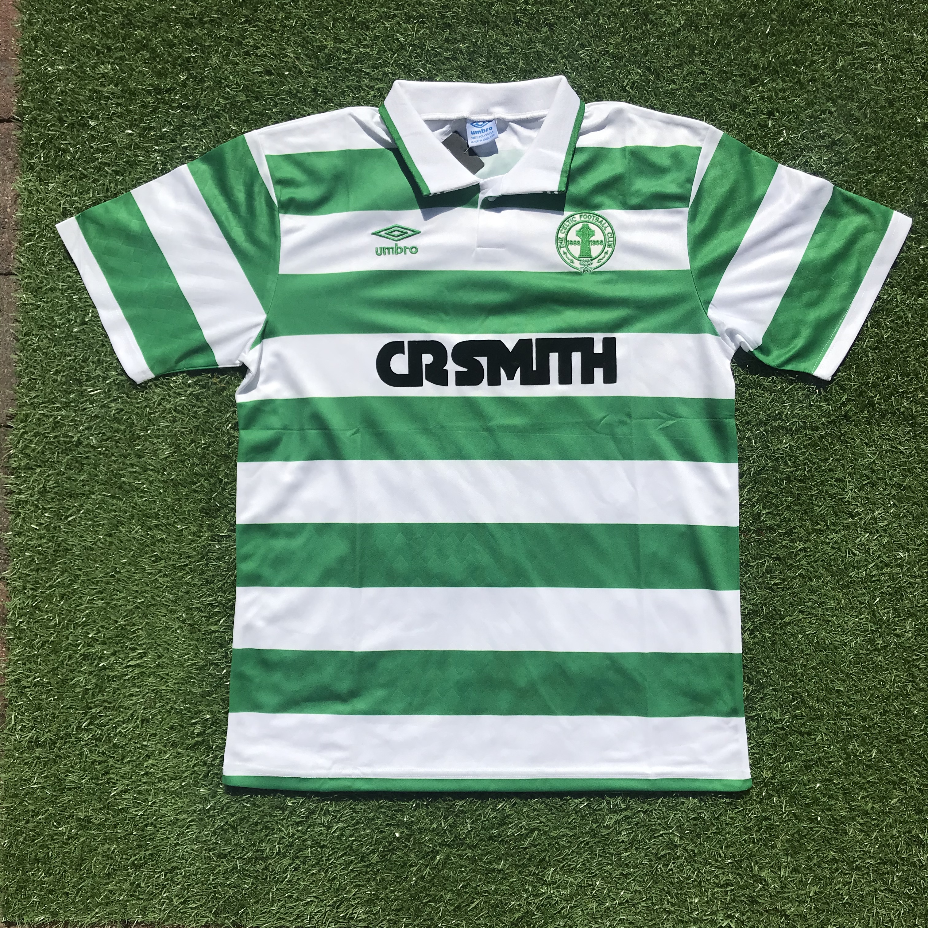 Celtic Jersey Retro Replica Home football shirt 1987-1989 Score