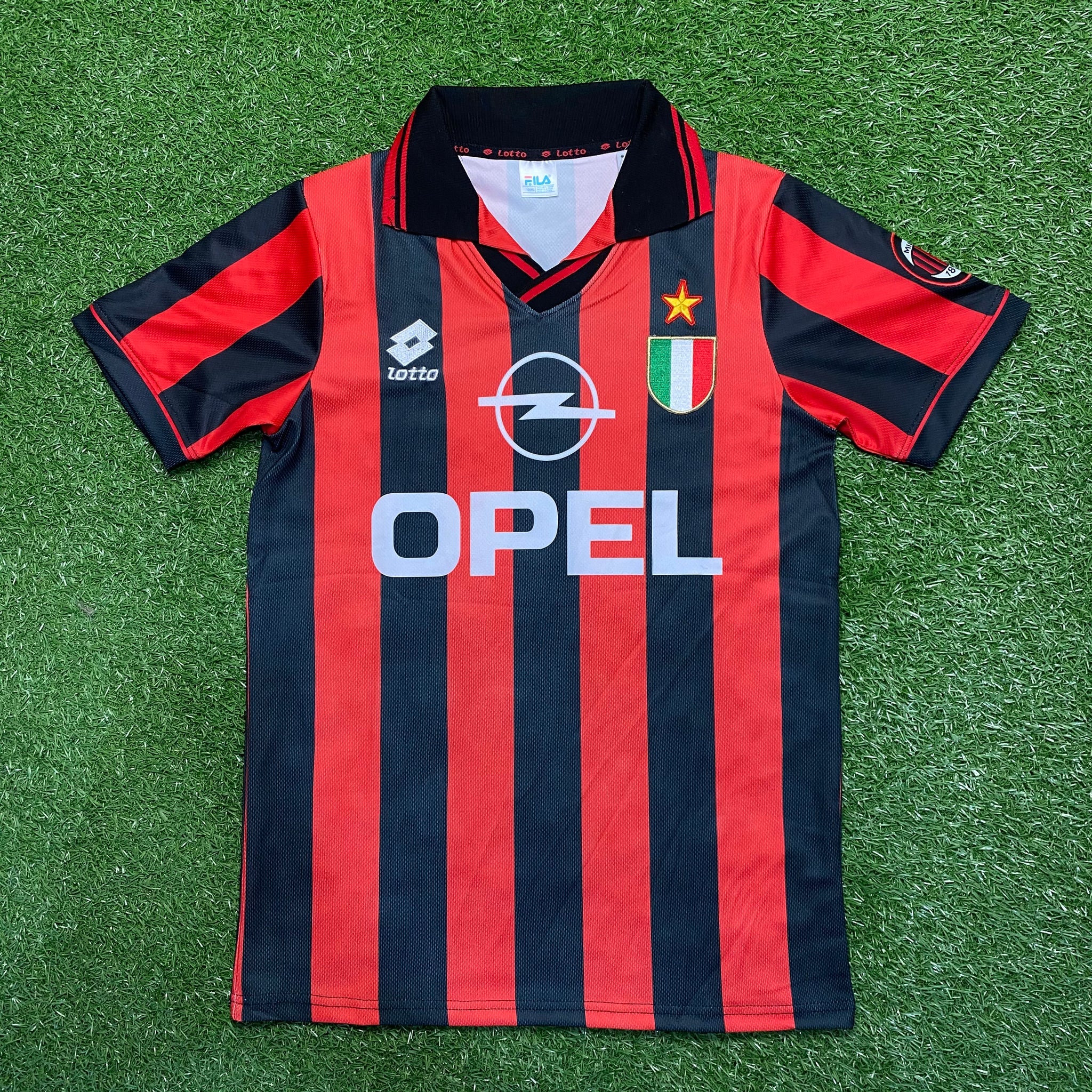 AC Milan 1996-1997 Home Calcio Jersey [Free Shipping]
