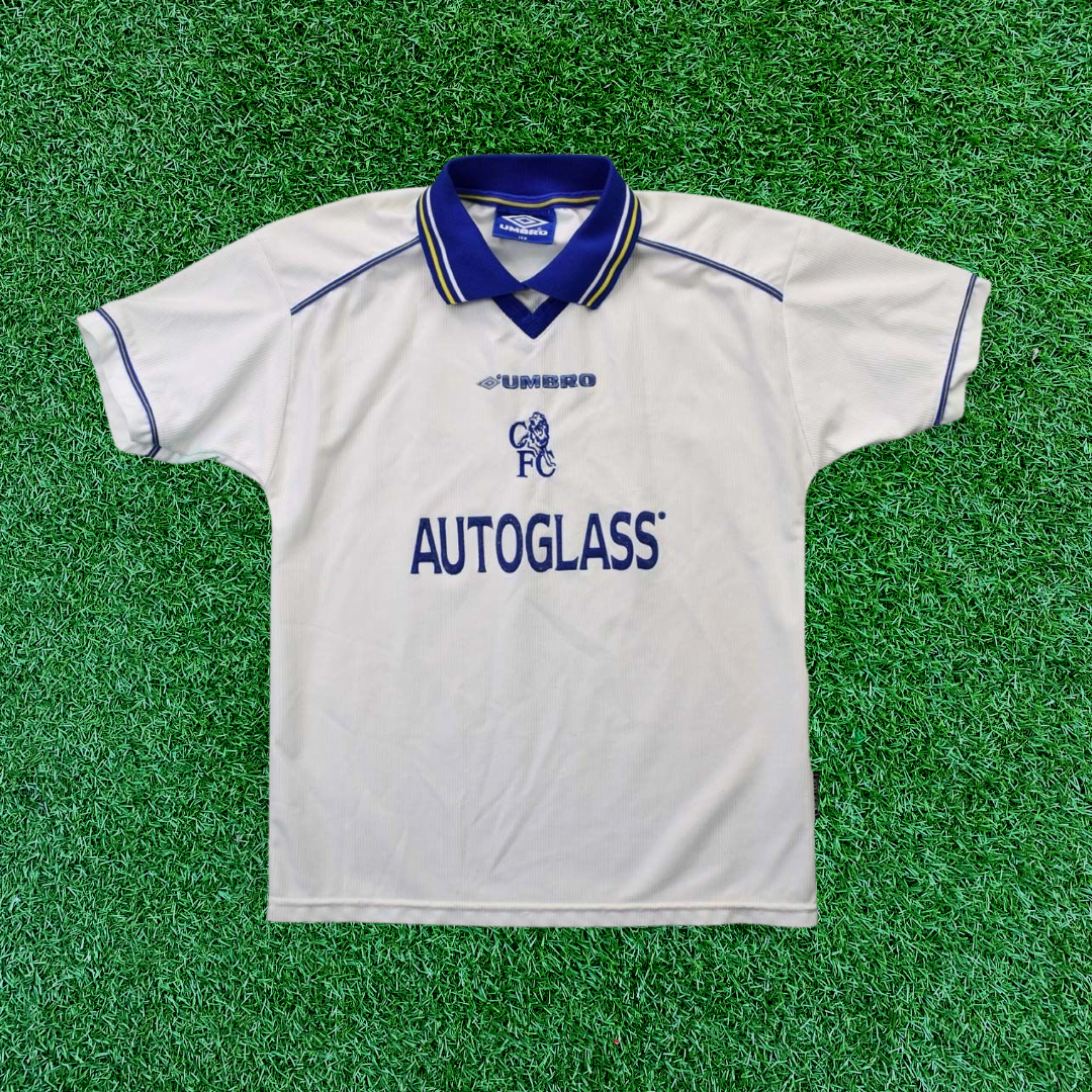 Chelsea FC Large 1995-1997 Home Coors Remake Retro Vintage Football Shirt  Jersey