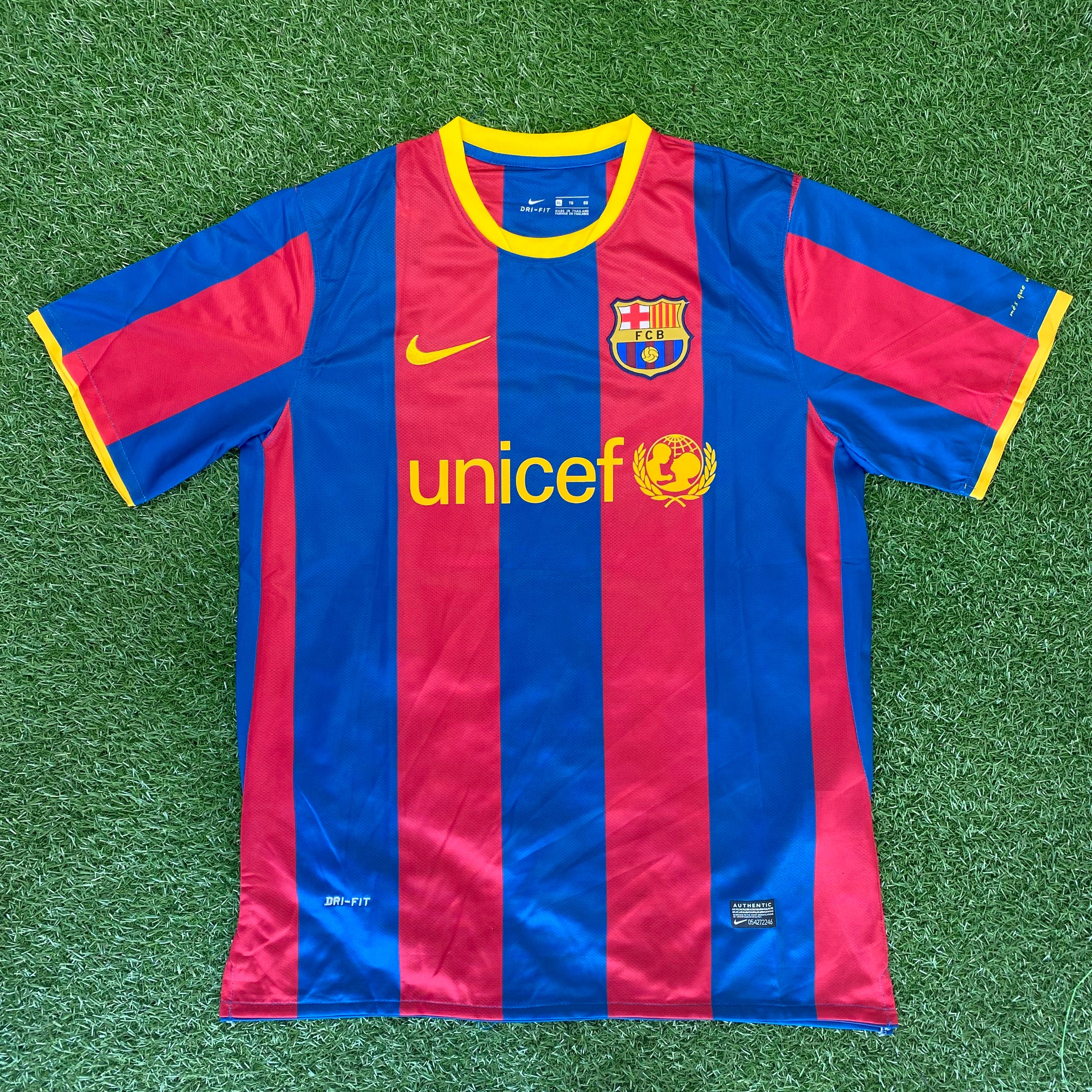 Retro 10/11 Barcelona Home Jersey - Kitsociety