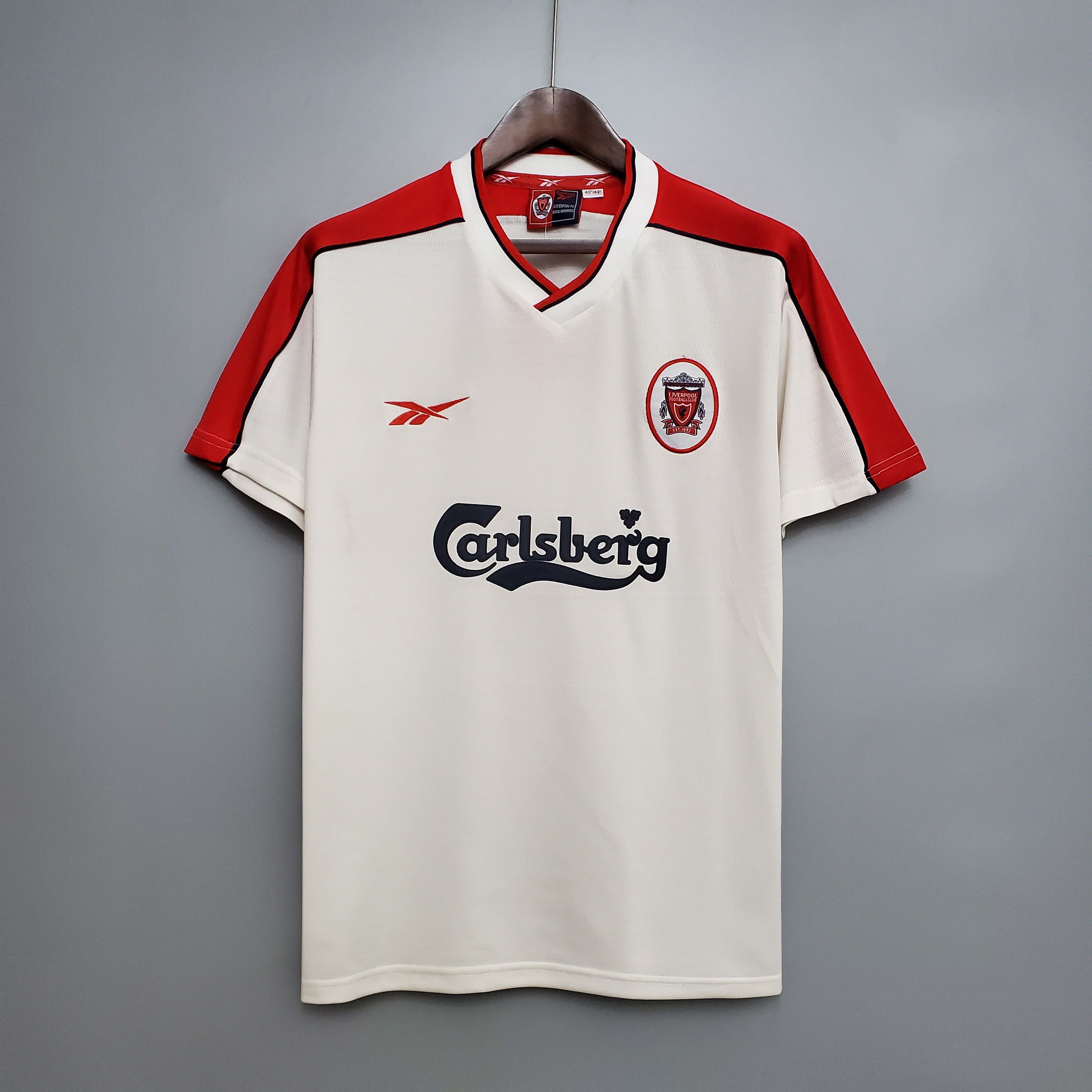 Lfc retro 1998 home shirt on sale